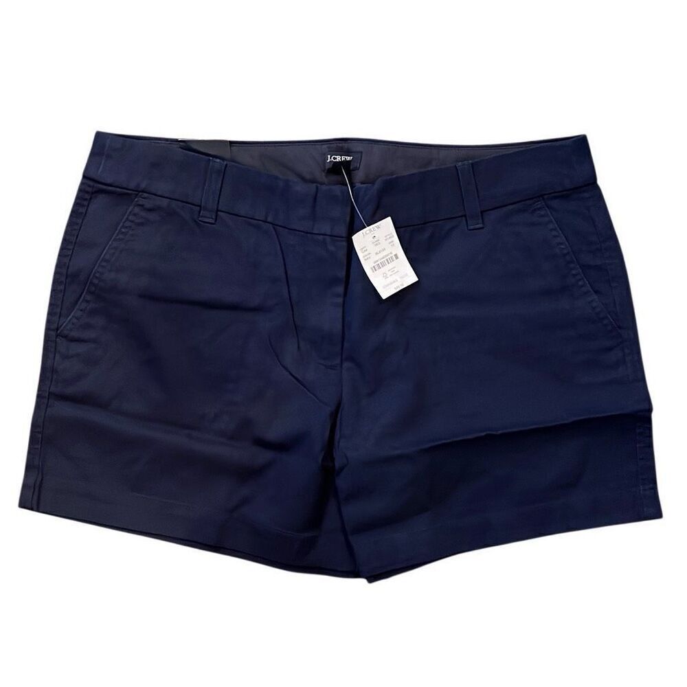 J.Crew navy 5 inch women’s shorts size 12 new tag